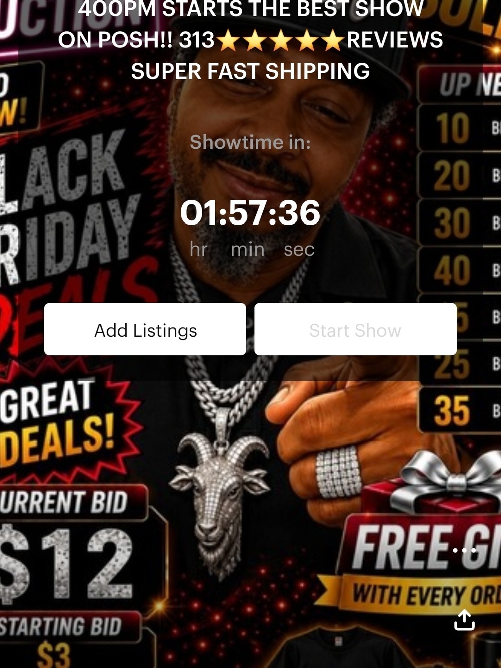 400PM Starts All The Deals!! Dont Be Late!!  ITS TIME!!